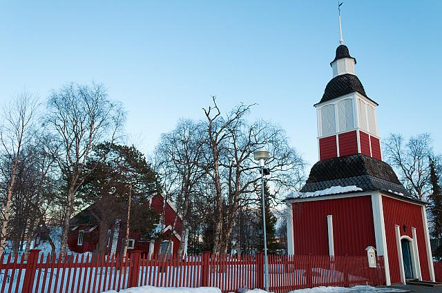 Old Wooden Church, Jukkasjärvi